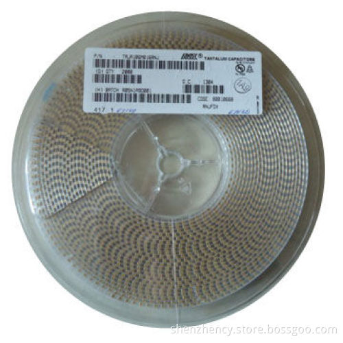 Solid Tantalum Capacitor TAJA106M016RNJ, 10UF 16V 20% 1206, A Case